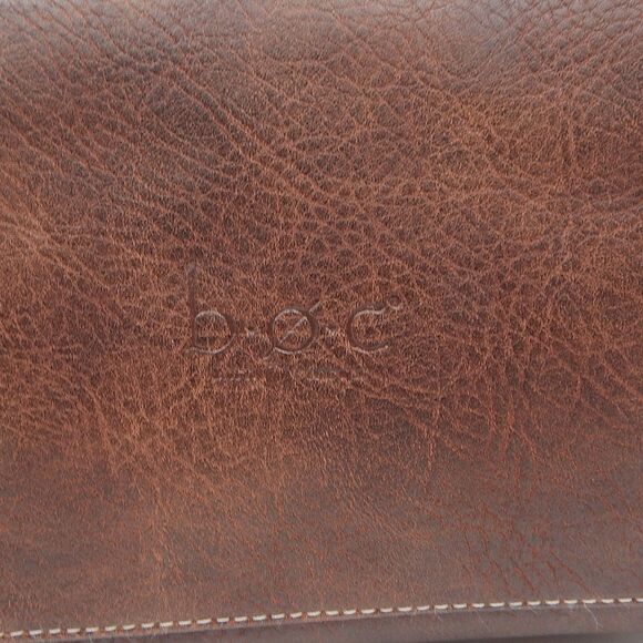 BOC Bøc Born Concept Green Tan Brown Handbag Purse Shoulder Bag Pockets - Picture 15 of 16